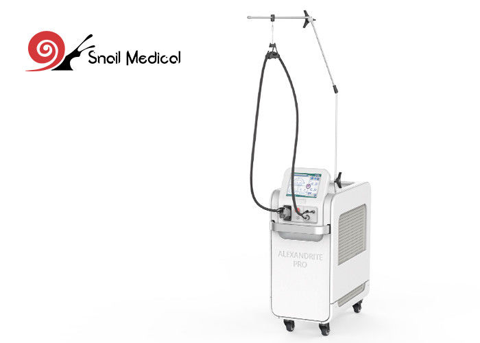 Dimensione di punto di CA 220V 20mm 22mm 24mm della macchina di depilazione del laser della clinica 755nm