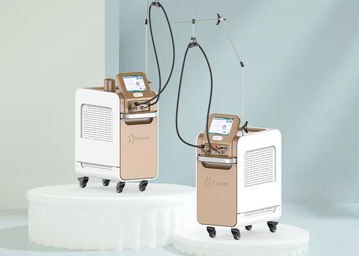 Due ND pulsato lungo Yag di pro del laser 1064 nanometro di IGBT GENTLE YAG depilazione di lunghezza d'onda