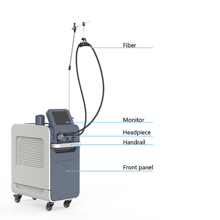 Trattamento di eradicazione dei capelli Laser DCD Durazione pulsante 10-60ms