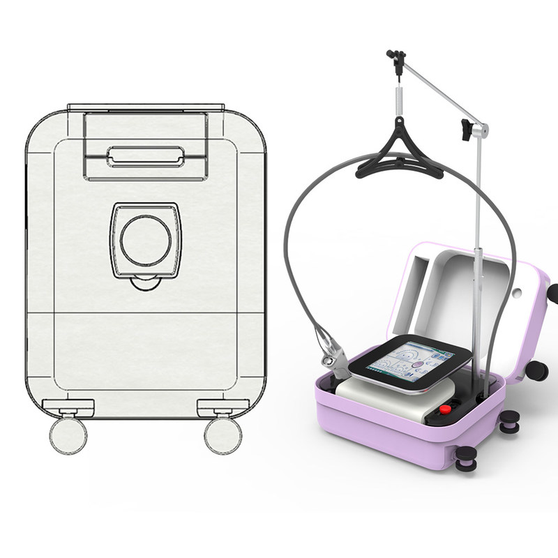 Laser a diodo mini ad alessandrite da 755 nm con touchscreen intelligente per un facile utilizzo nel settore della bellezza